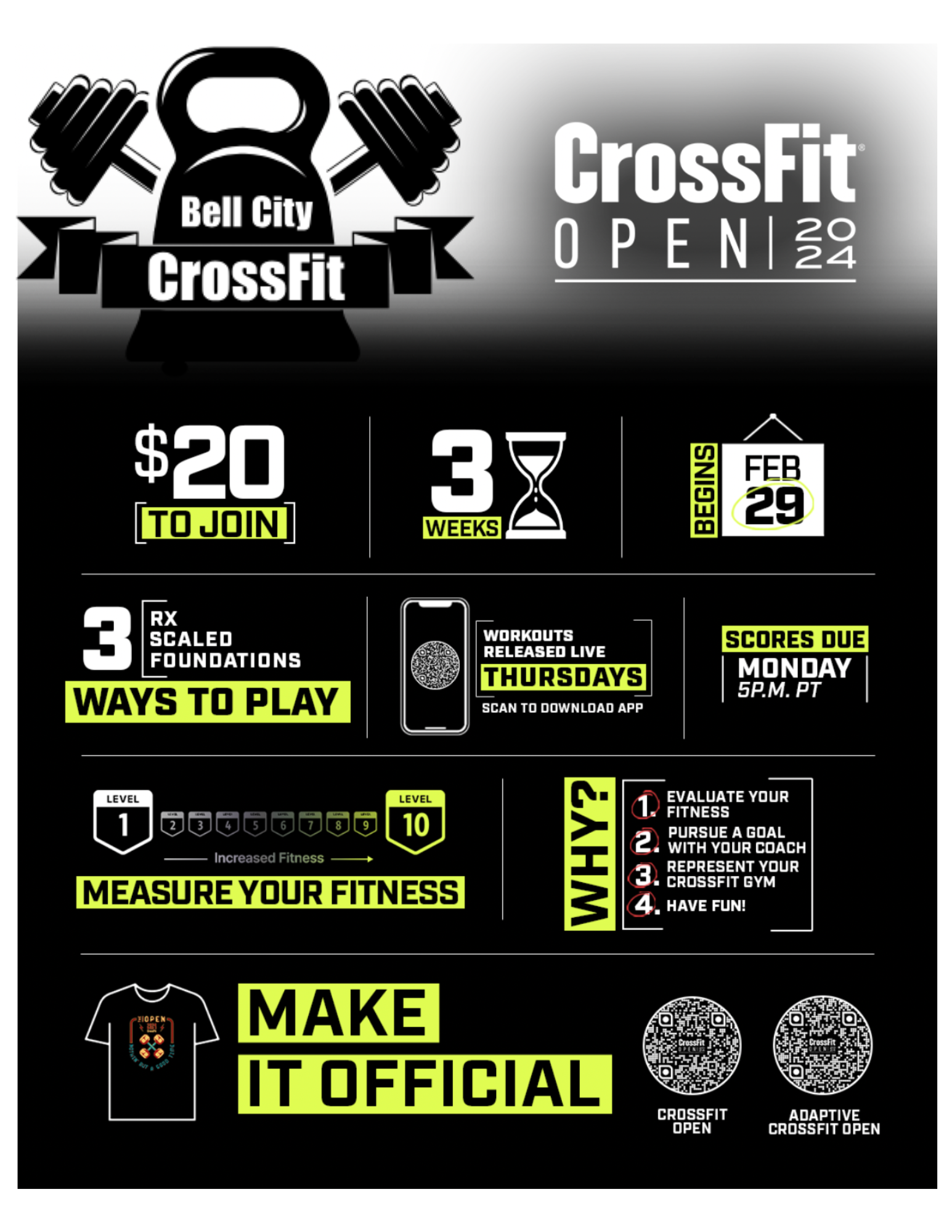 The 2024 CrossFit Open What to Expect at Bell City CrossFit! Bell City CrossFit